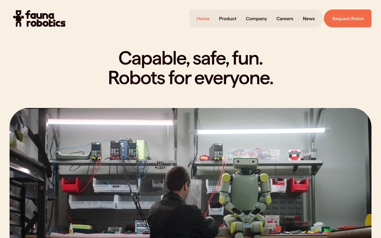 Fauna Robotics (acquired by Amazon)
